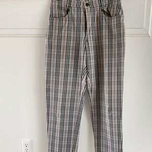 Men’s Grey Burberry Pants